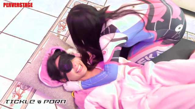 Perverstage - Naughty Overwatch Tickle Duel: D.Va vs. Juri Round 1